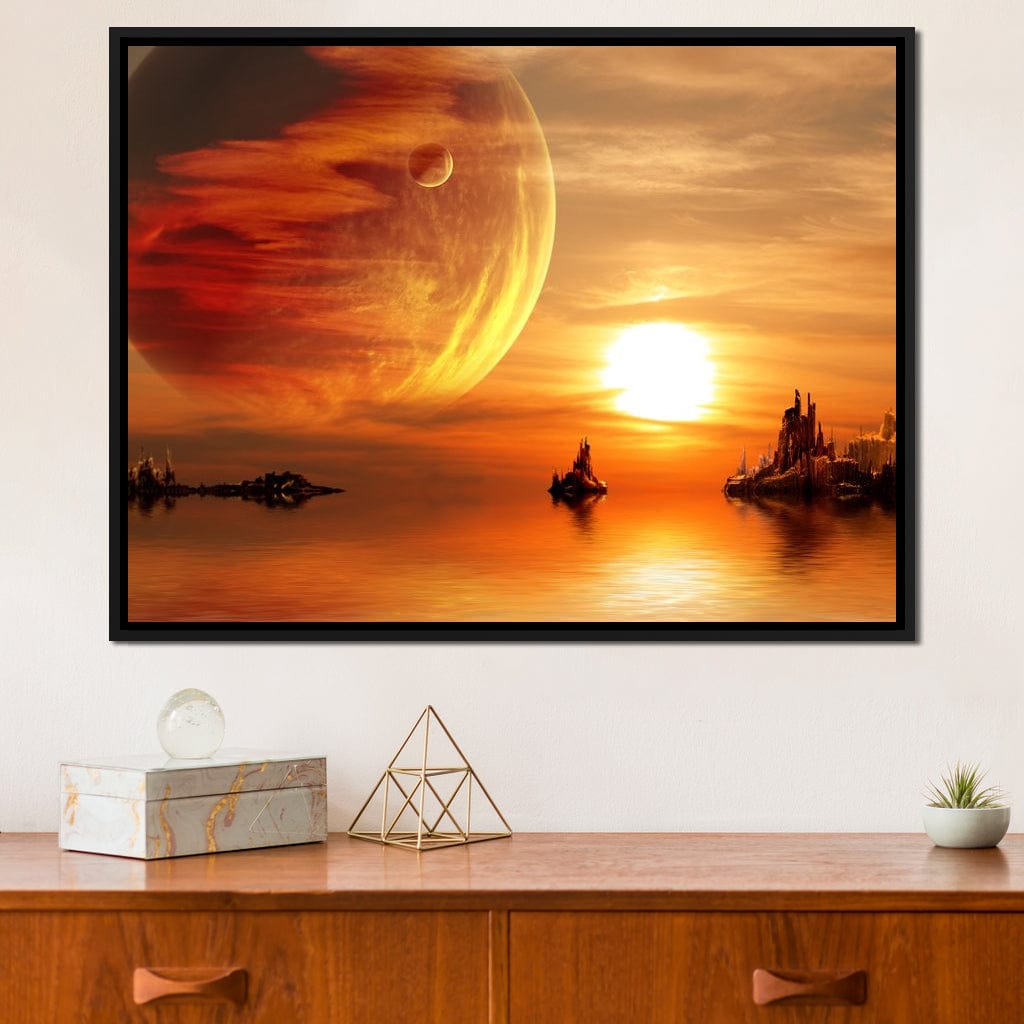 Otherworldly Scenery Canvas Wall Art
