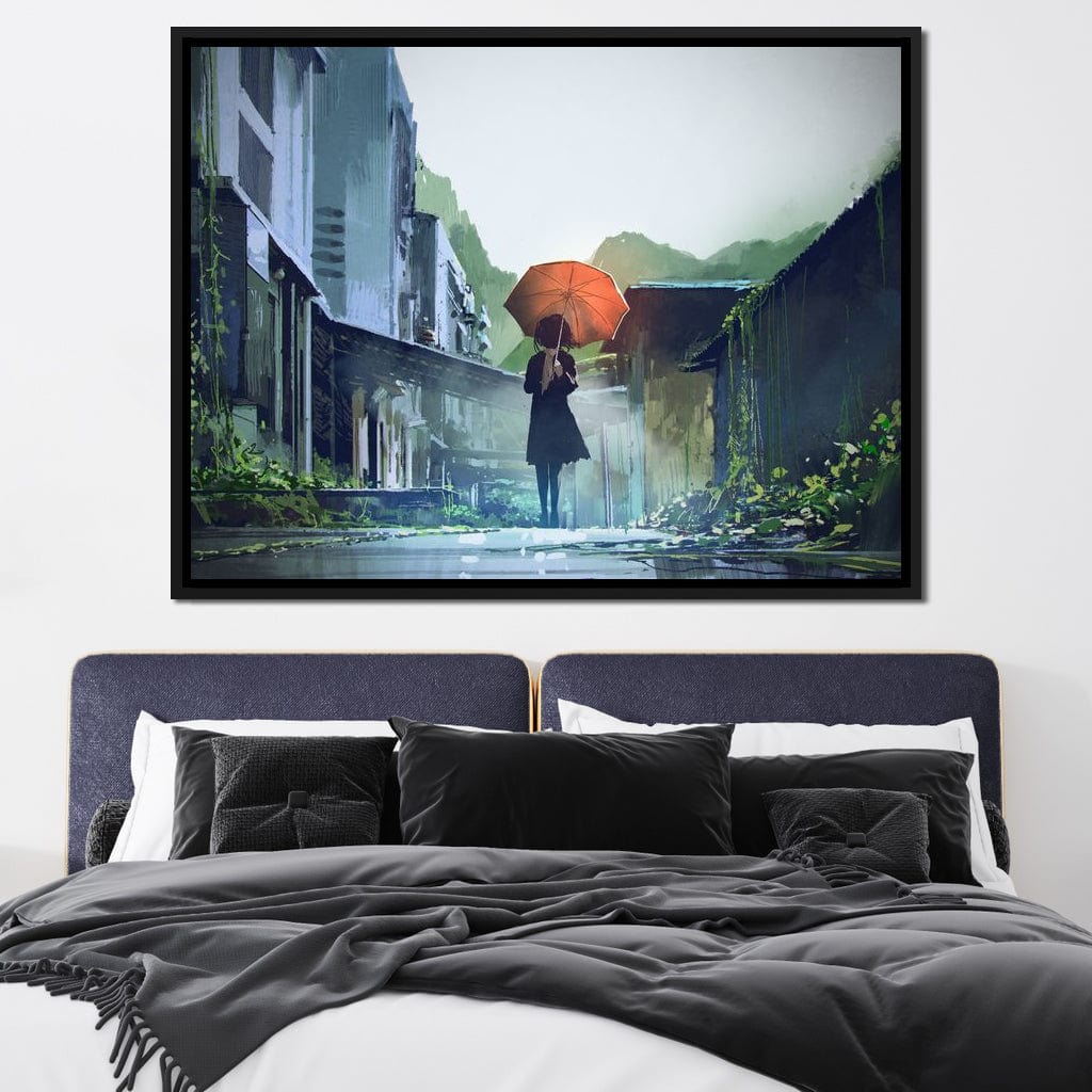 Abandoned Streets Canvas Wall Art