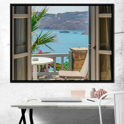 My Mykonos Canvas Wall Art
