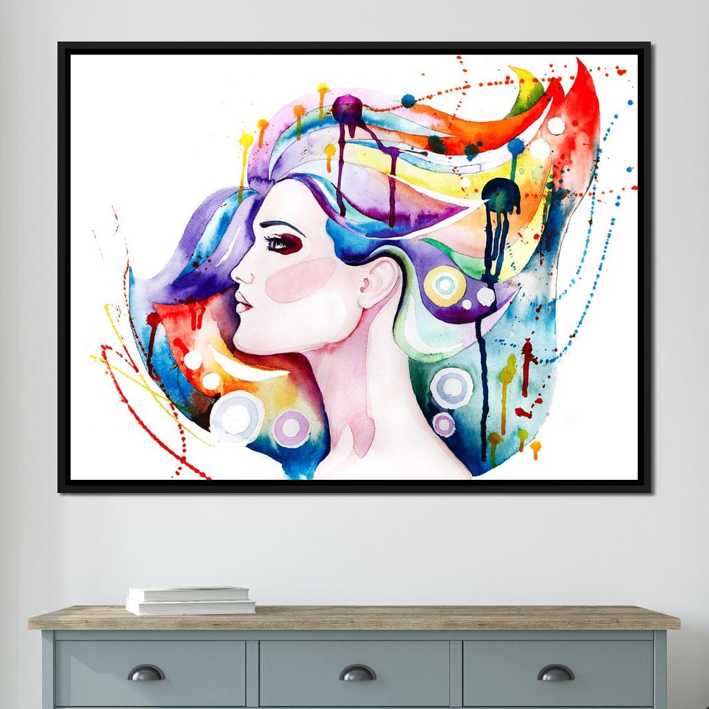 Rosie Portrait Canvas Wall Art