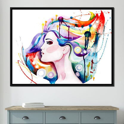 Rosie Portrait Canvas Wall Art
