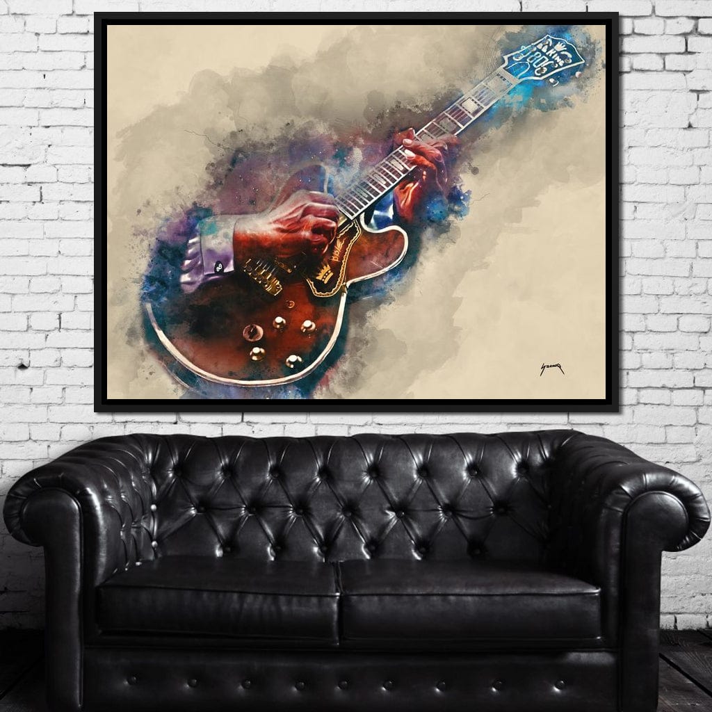 BB King's Guitar Canvas Wall Art