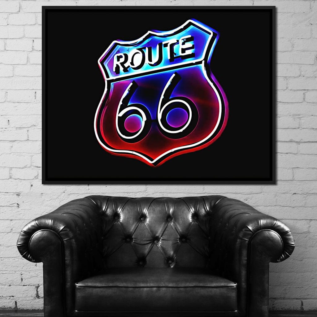 Route 66 Canvas Wall Art
