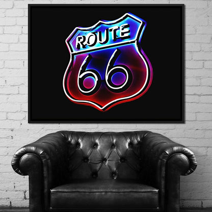 Route 66 Canvas Wall Art