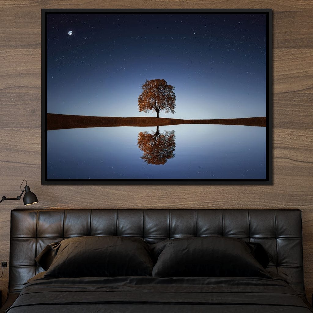 Tree Reflection Canvas Wall Art