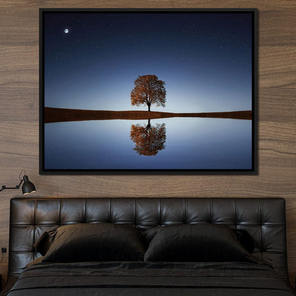 Tree Reflection Canvas Wall Art