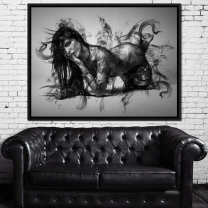 The Smoke Collection 09 Canvas Wall Art