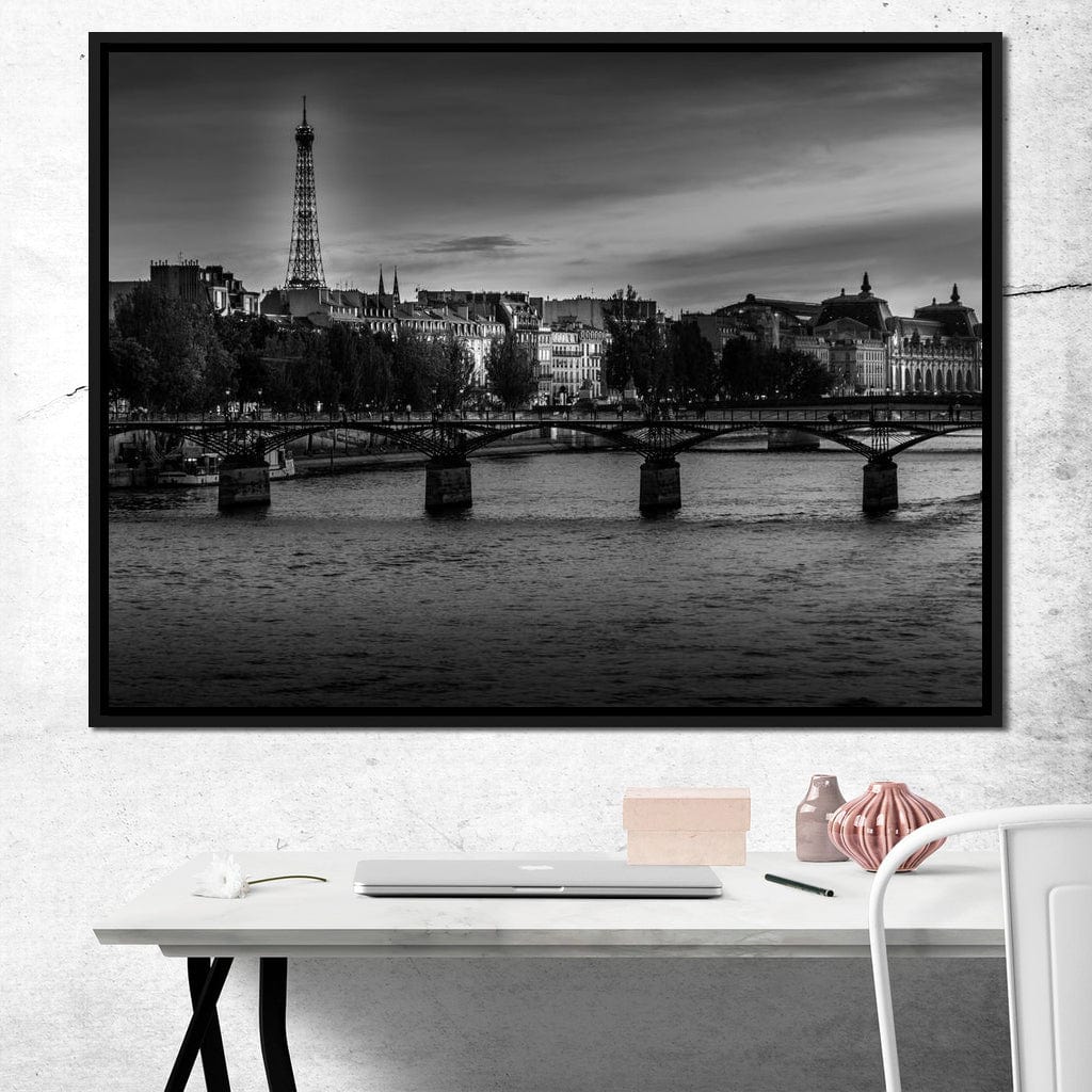 Paris in Black & White 7 Canvas Wall Art