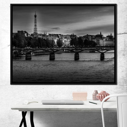 Paris in Black & White 7 Canvas Wall Art