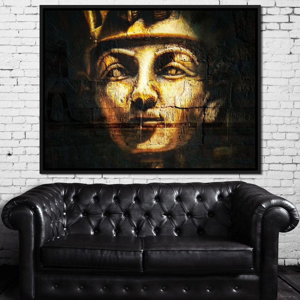 Pharaoh Tutankhamun Canvas Wall Art