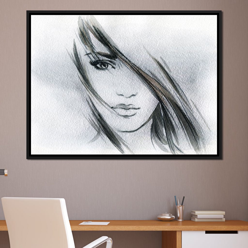Fanny Portrait Canvas Wall Art