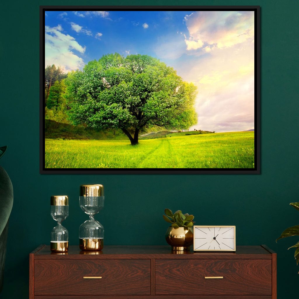 Spring Prairie Canvas Wall Art