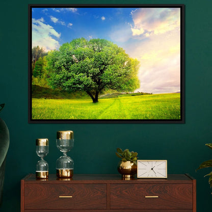 Spring Prairie Canvas Wall Art