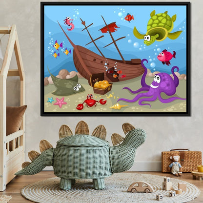 Sunken Treasure Canvas Wall Art