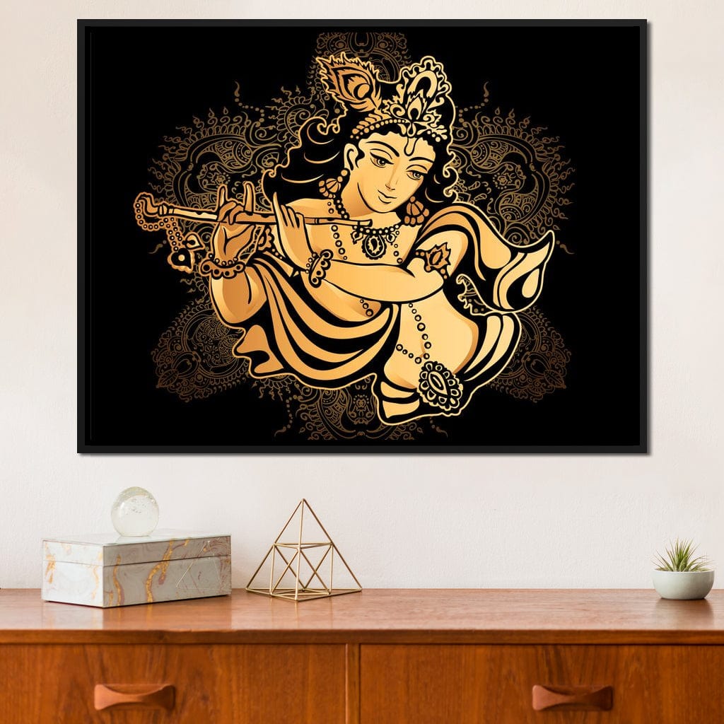 Hare Krishna Canvas Wall Art