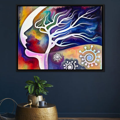 Mind Tree Canvas Wall Art