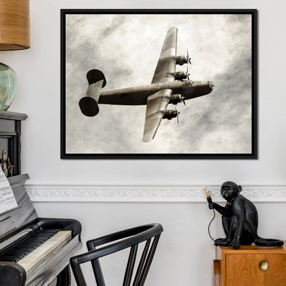B-24 Bomber Canvas Wall Art