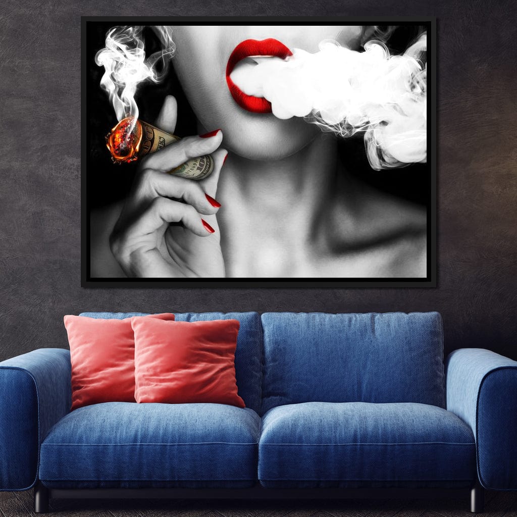 Hustle Never Sleeps Canvas Wall Art