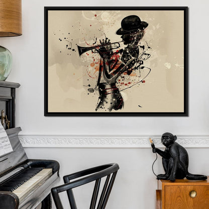Trumpeter Canvas Wall Art