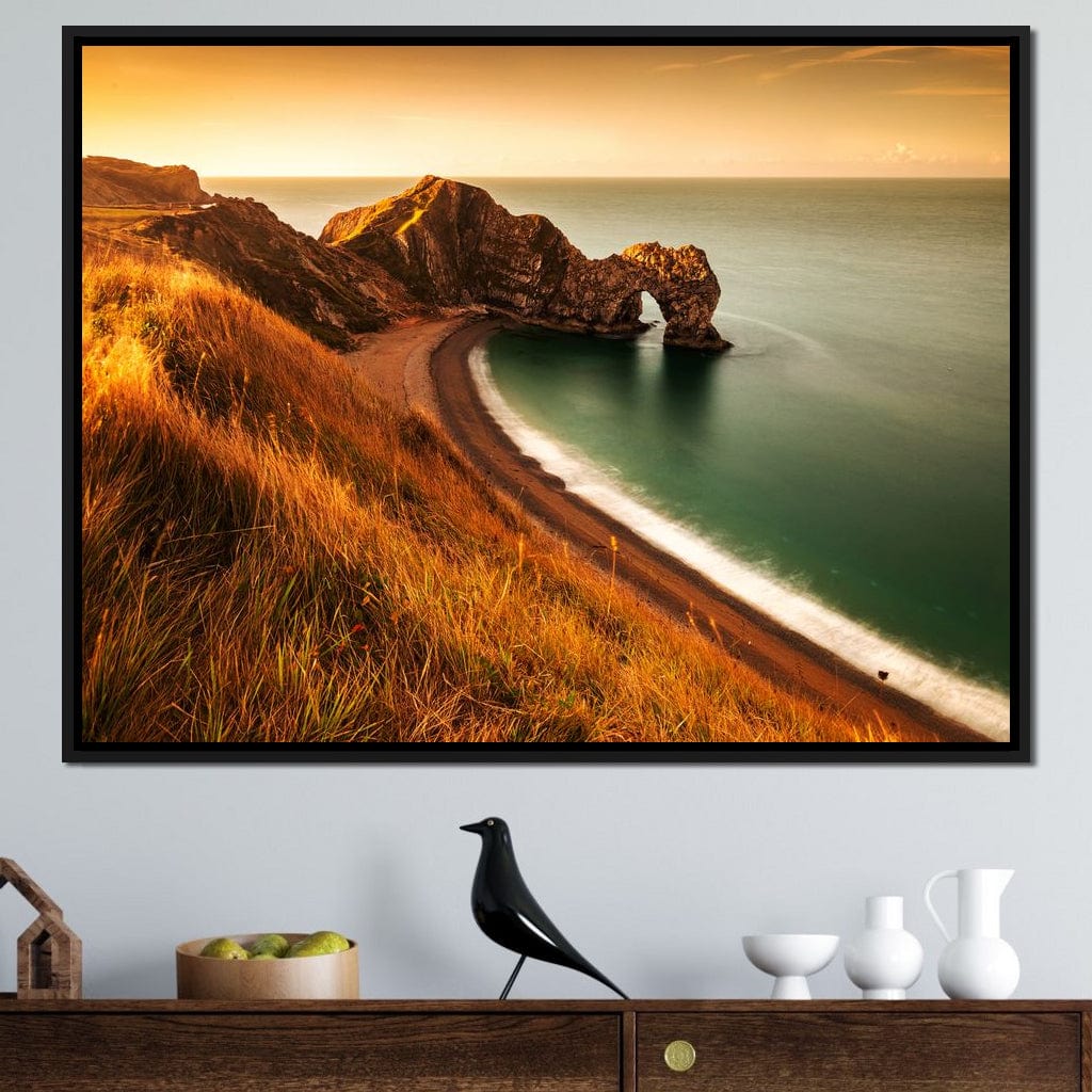 Sunset Beach Canvas Wall Art