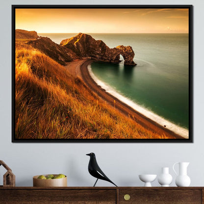 Sunset Beach Canvas Wall Art