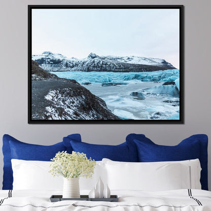 Svinafellsjokull Glacier Canvas Wall Art