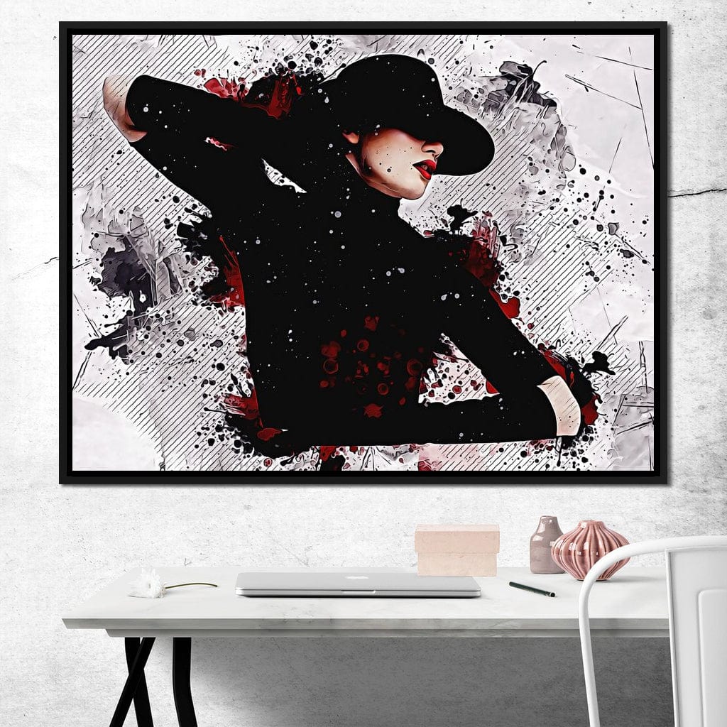 Feminine Elegance Canvas Wall Art