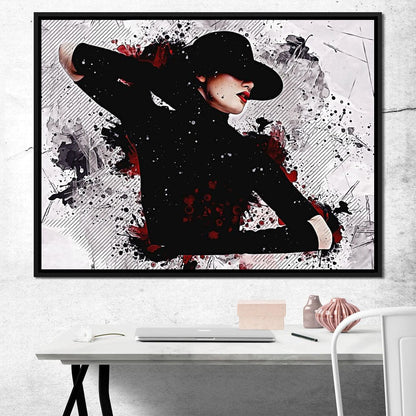 Feminine Elegance Canvas Wall Art