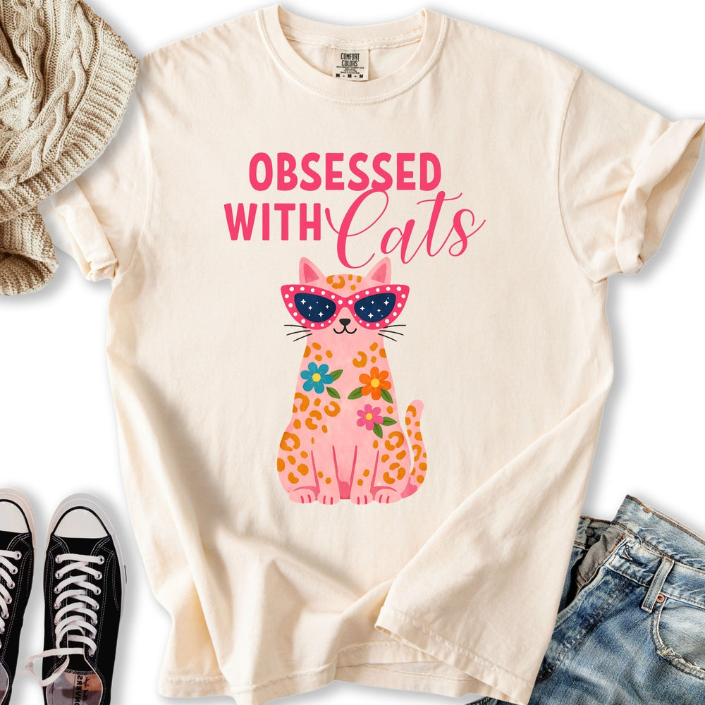 Obsessed With Cats Relaxed Tee