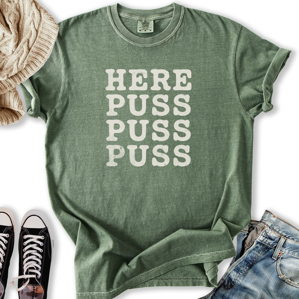 Here Puss Puss Relaxed Tee