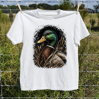 Mallard Duck T-Shirt, Vintage Waterfowl Hunting Tee