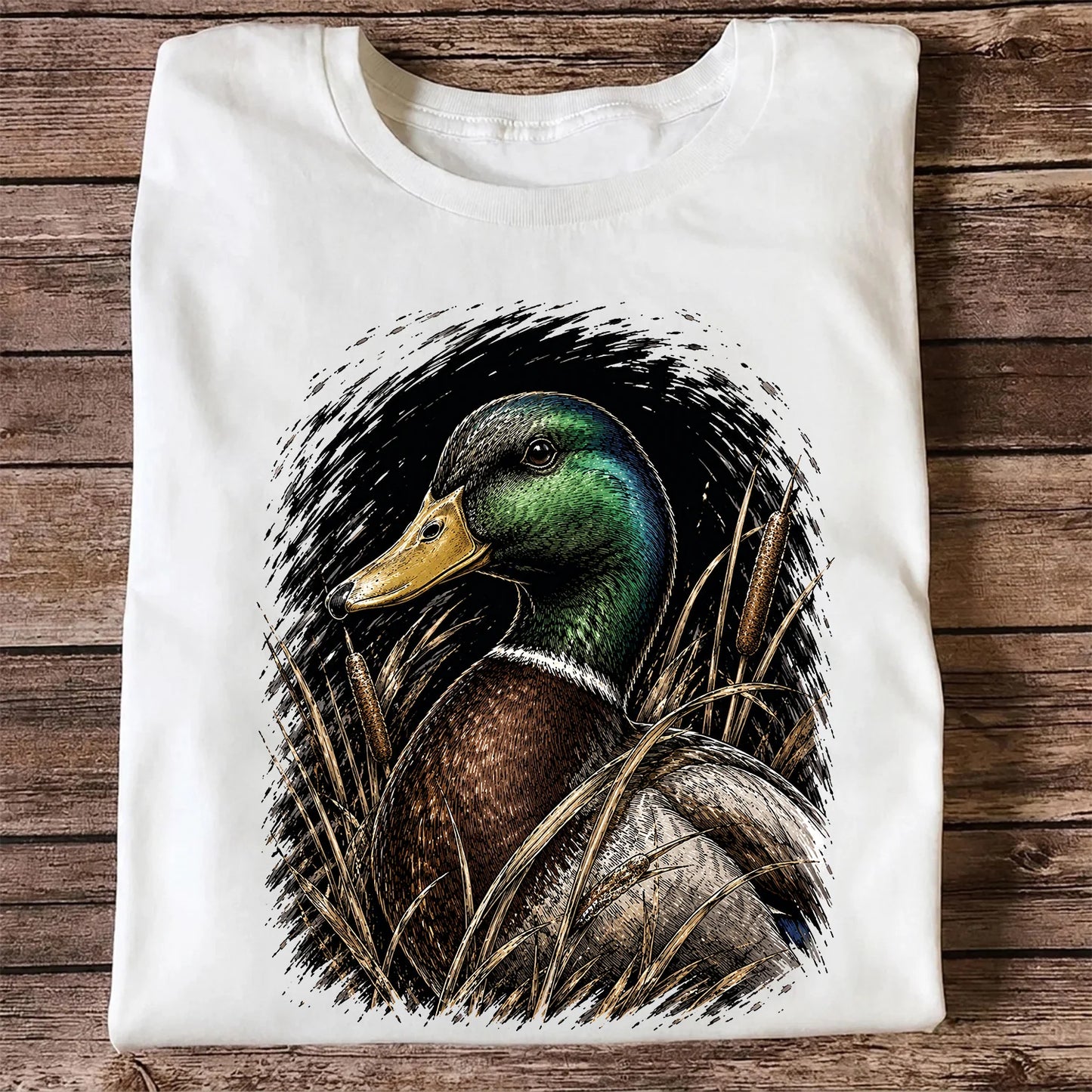 Mallard Duck T-Shirt, Vintage Waterfowl Hunting Tee