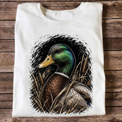 Mallard Duck T-Shirt, Vintage Waterfowl Hunting Tee