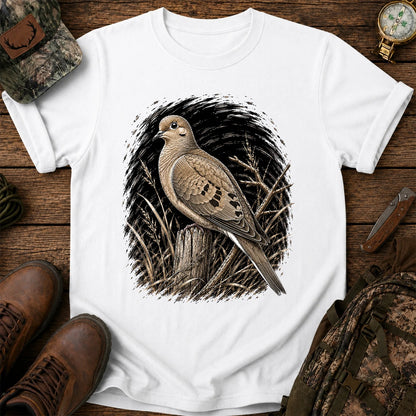 Mourning Dove T-Shirt, Vintage Birdwatcher Nature Tee