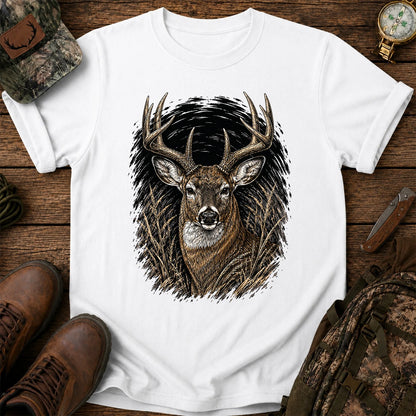 Whitetail Buck T-Shirt, Vintage Deer Hunting Tee