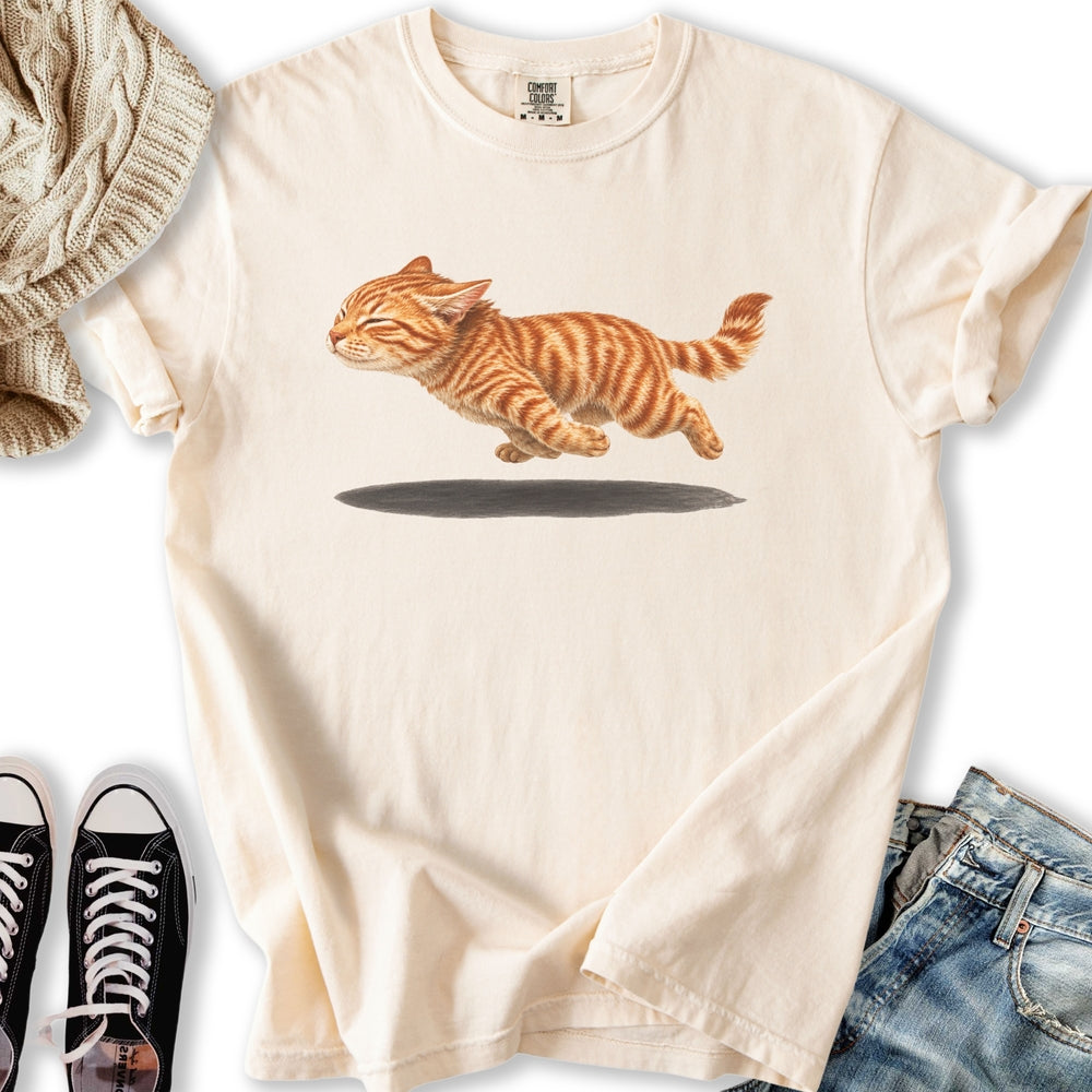 Orange Tabby Zoomies Relaxed Tee