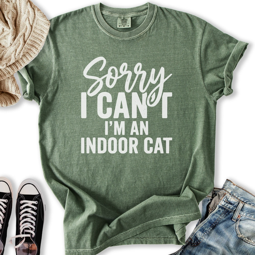 Sorry I'm An Indoor Cat Relaxed Tee