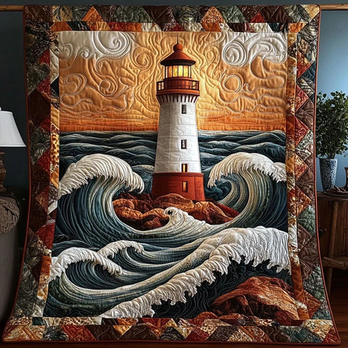 Against The Tide Quilt Blanket