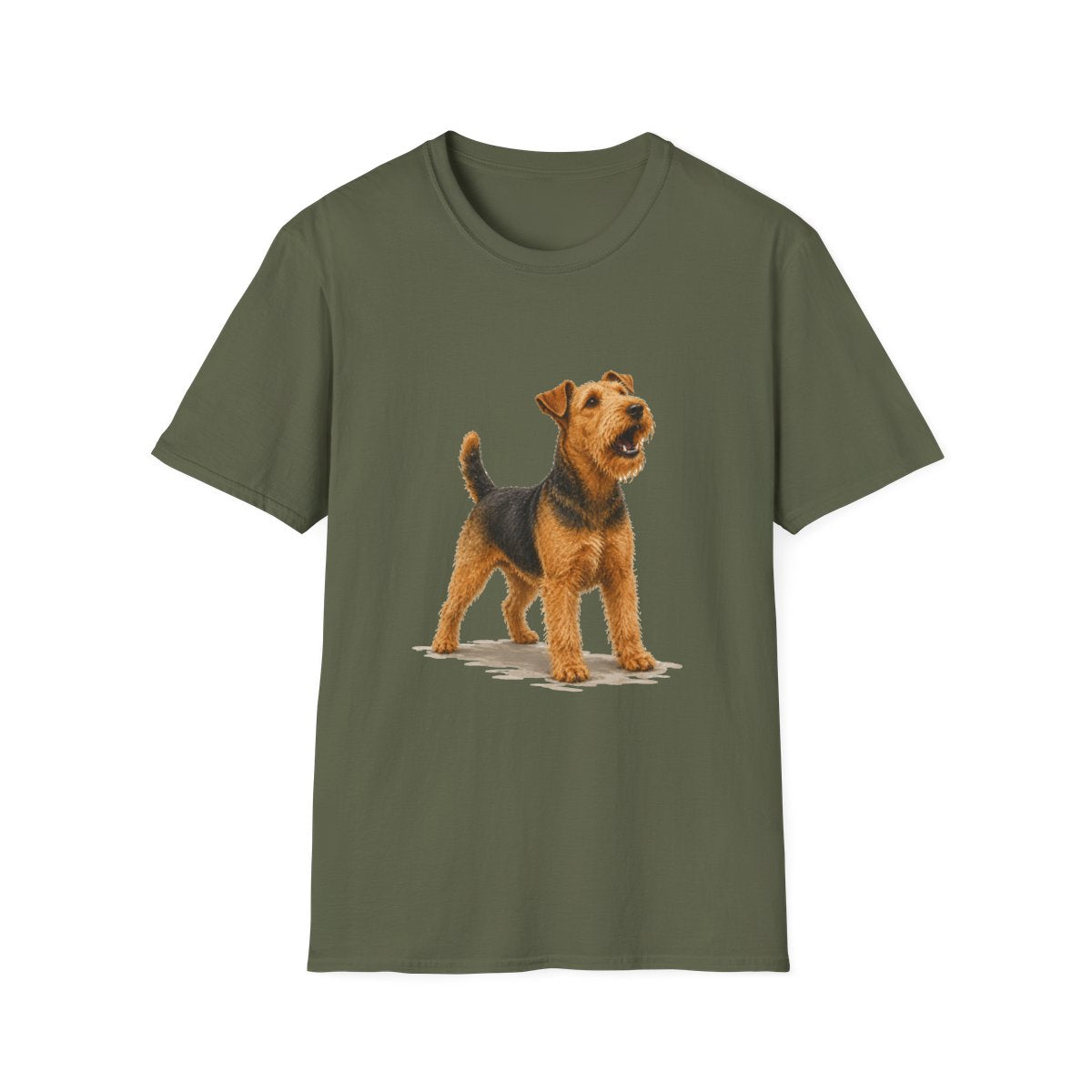 Airedale Terrier Head Of Security Tee