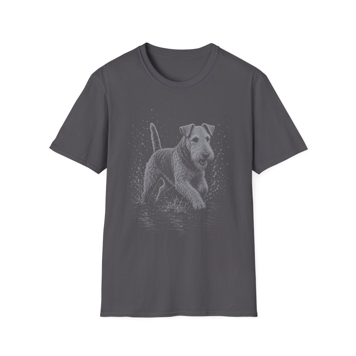 Airedale Terrier Water Run Tee