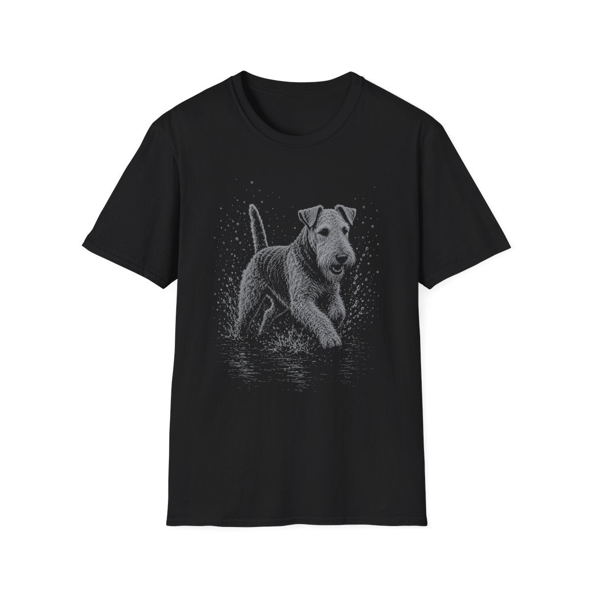 Airedale Terrier Water Run Tee