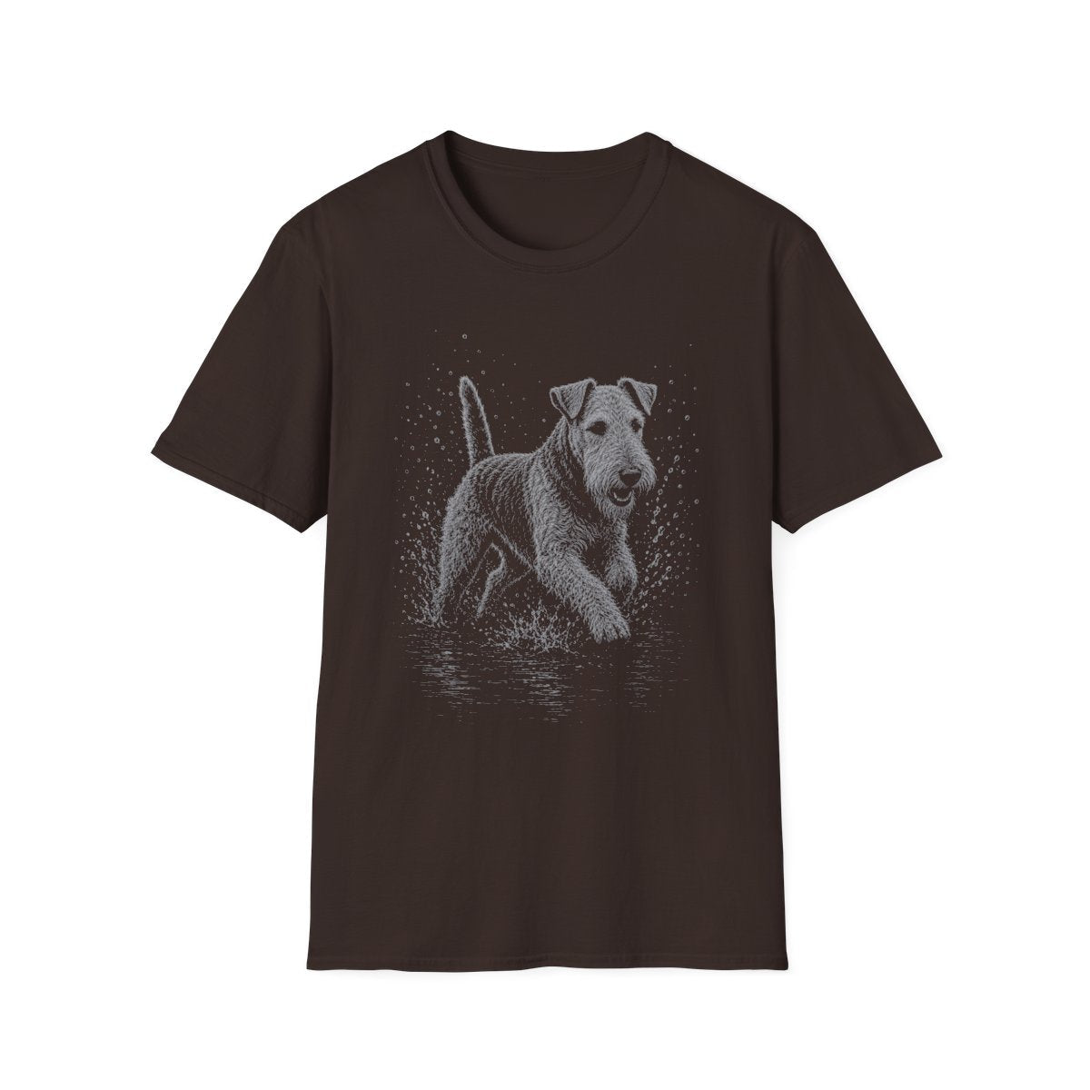 Airedale Terrier Water Run Tee