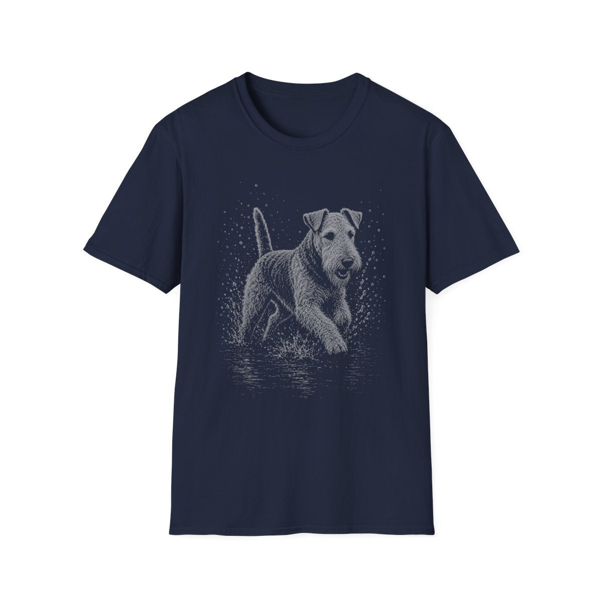 Airedale Terrier Water Run Tee