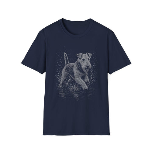 Airedale Terrier Water Run Tee