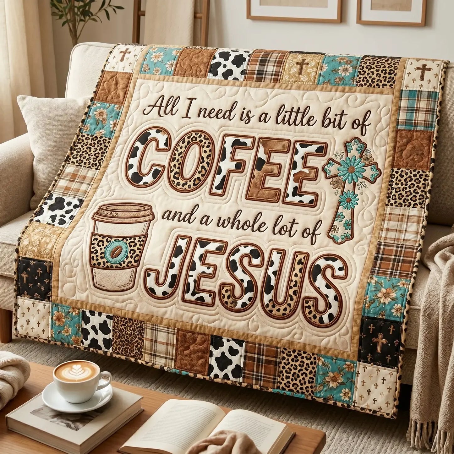All I Need Quilt Blanket
