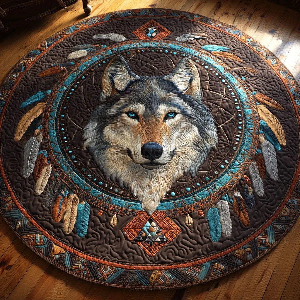 Alpha Spirit Quilted Round Mat