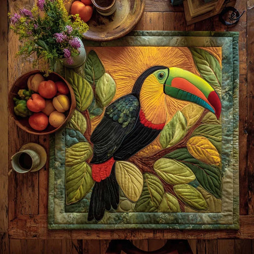 Amazon Feast Quilted Table Topper