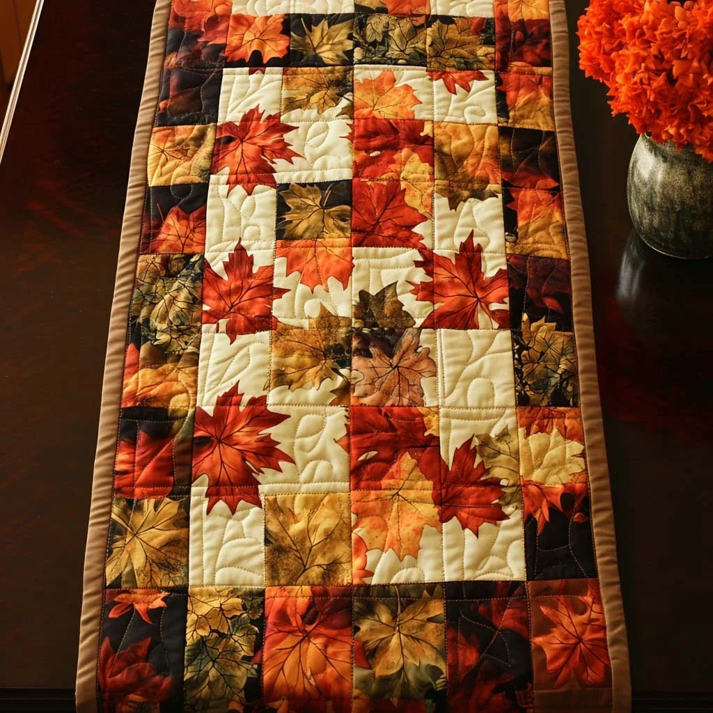Amber Maple Lane Quilted Table Runner