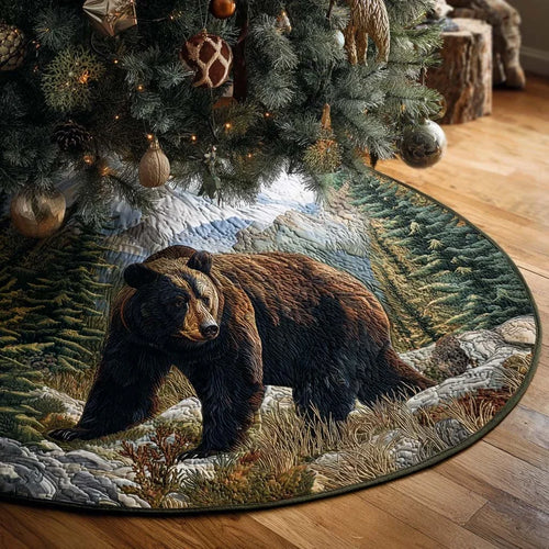 Amber Ridge Christmas Quilted Tree Skirt
