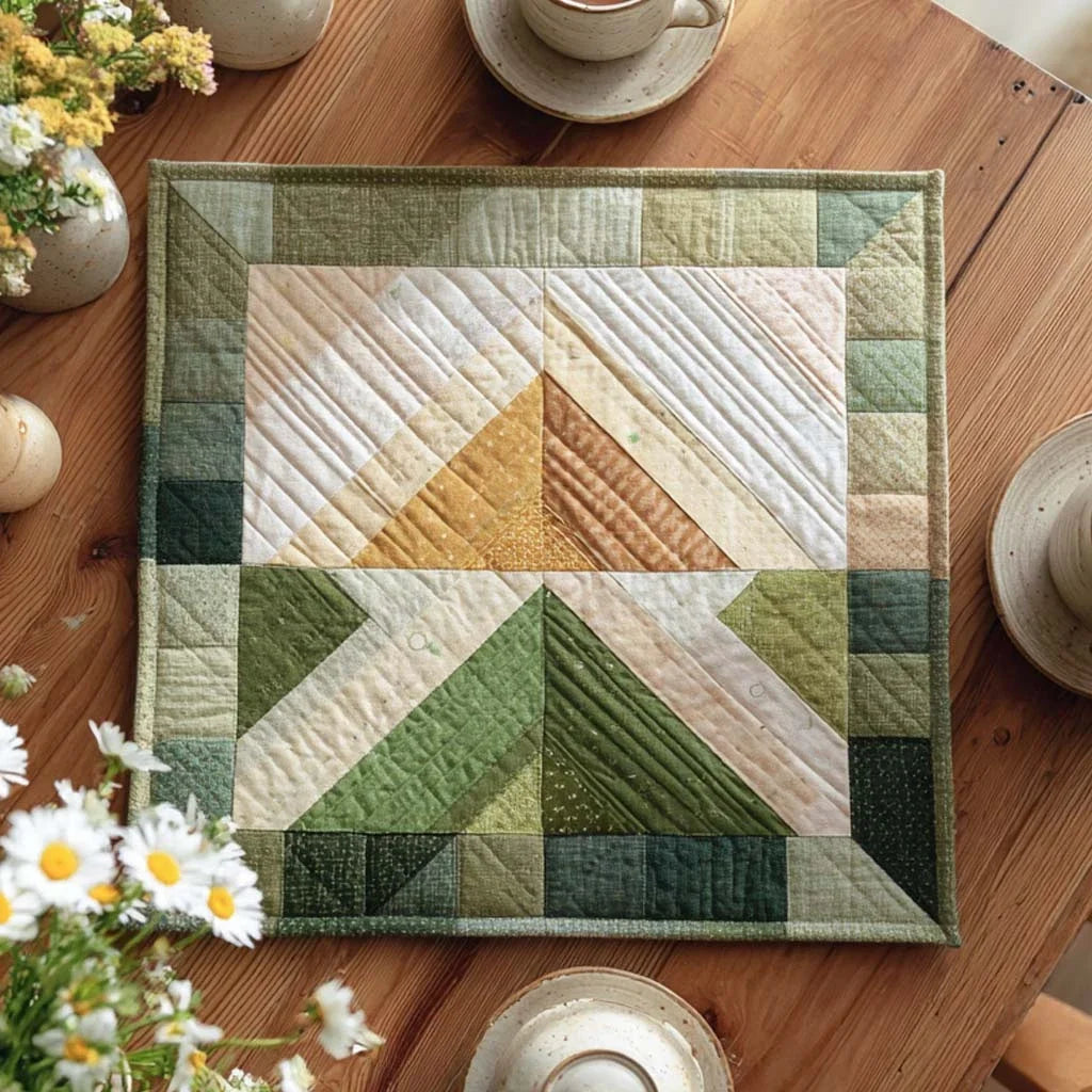 Amber Sky Serenade Quilted Table Topper